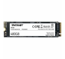 SSD M.2 Patriot P310 480GB NVMe 2280 PCIe 3.0x4 3D NAND TLC (P310P480GM28) 