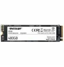 Накопичувач SSD M.2 Patriot P310 480GB NVMe 2280 PCIe 3.0x4 3D NAND TLC (P310P480GM28)
