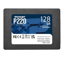 SSD Patriot P220 128GB 2.5&quot; 7mm SATAIII (P220S128G25) 