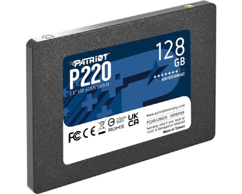 SSD Patriot P220 128GB 2.5" 7mm SATAIII (P220S128G25) SSD Patriot P220 128GB 2.5" 7mm SATAIII (P220S128G25)