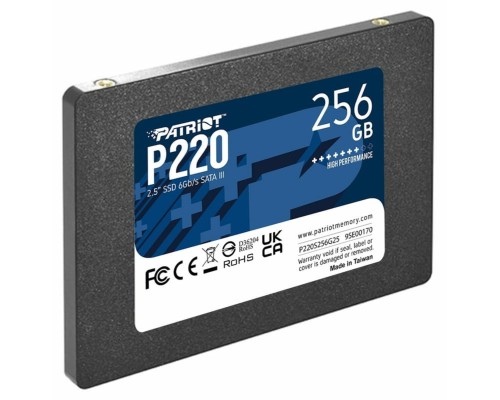 SSD Patriot P220 256GB 2.5&quot; 7mm SATAIII (P220S256G25) 
