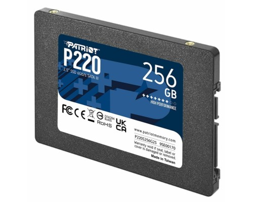 SSD Patriot P220 256GB 2.5&quot; 7mm SATAIII (P220S256G25) 