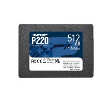 SSD Patriot P220 512GB 2.5&quot; 7mm SATAIII (P220S512G25) 