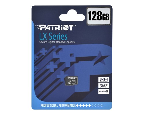 microSDXC (UHS-1) Patriot LX Series 128Gb class 10 (PSF128GMDC10) microSDXC (UHS-1) Patriot LX Series 128Gb class 10 (PSF128GMDC10)