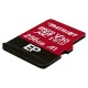 microSDXC (UHS-1 U3) Patriot EP Series 256Gb class 10 V30 (R-100MB/s, W-80MB/s) (adapter SD) (PEF256GEP31MCX)