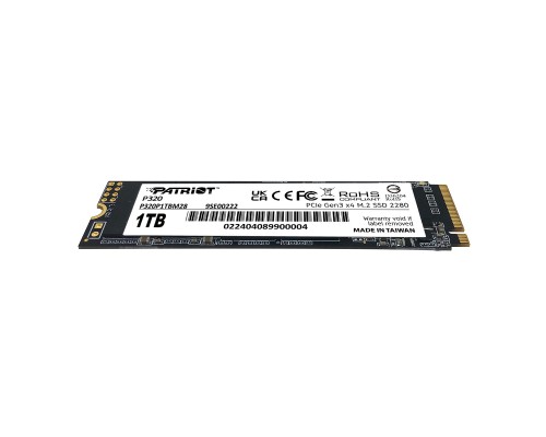 SSD M.2 Patriot P320 1TB NVMe 2280 Gen3.0 x4 3D TLC (P320P1TBM28) SSD M.2 Patriot P320 1TB NVMe 2280 Gen3.0 x4 3D TLC (P320P1TBM28)