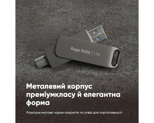Flash Patriot USB 3.2 Gen 1 Rage R550 128GB Type-A+C (PE128GR550DSAD) Flash Patriot USB 3.2 Gen 1 Rage R550 128GB Type-A+C (PE128GR550DSAD)
