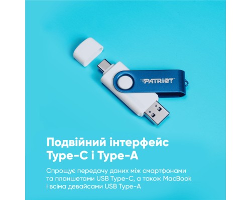 Flash Patriot USB 3.2 Gen 1 Xporter X550 1TB Type-A+C (PS1TX550AAD) Flash Patriot USB 3.2 Gen 1 Xporter X550 1TB Type-A+C (PS1TX550AAD)