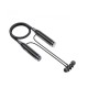 Бездротові навушники HOCO ES62 Pretty neck-hang BT earphones Black (6931474770738)