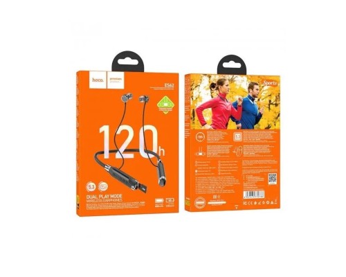 Бездротові навушники HOCO ES62 Pretty neck-hang BT earphones Black (6931474770738)