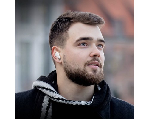 Бездротові навушники HOCO EQ2 Thought true wireless BT headsetWhite (6931474798534)