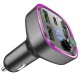 АЗП з FM-модулятором BOROFONE BC48 Broad QC3.0 car BT FM transmitter 18W Black (BC48B) 
