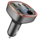 АЗП з FM-модулятором BOROFONE BC48 Broad QC3.0 car BT FM transmitter 18W Black (BC48B) 