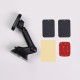 Автотримач для телефона HOCO CA42 Cool Journey in-car dashboard holder with stretch rod Black/Red (6957531093237)