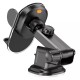 Автотримач для телефона HOCO H3 Shiny press type car holder(center console) Black (6931474790231)