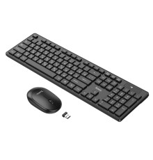 Клавіатура+миша HOCO GM17 Wireless business keyboard and mouse set(English Version) Black (6931474759481)