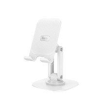 Тримач для телефона HD6 Winner dual-axis rotating desktop stand White (6942007602389)