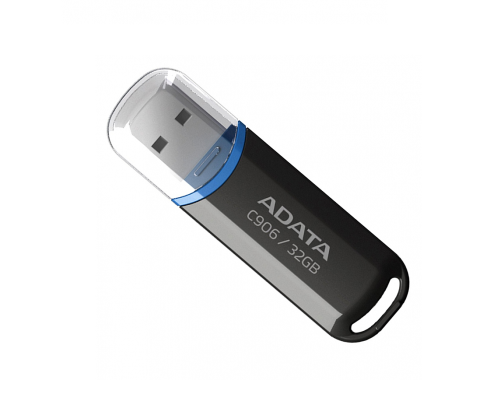 USB флеш накопичувач ADATA 32GB C906 Black USB 2.0 (AC906-32G-RBK) 