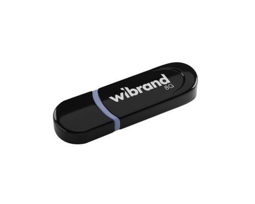 USB флеш накопичувач Wibrand 8GB Panther Black USB 2.0 (WI2.0/PA8P2B) 