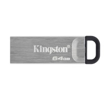 Flash Kingston USB 3.2 DT Kyson 64GB Silver/Black (DTKN/64GB) 