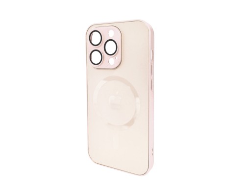 Чохол для смартфона AG Glass Matt Frame Color MagSafe Logo for Apple iPhone 14 Pro Max Chanel Pink (AGMattFrameMGiP14PMPink) Чохол для смартфона AG Glass Matt Frame Color MagSafe Logo for Apple iPhone 14 Pro Max Chanel Pink (AGMattFrameMGiP14PMPink)