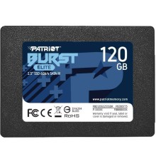 Накопичувач SSD Patriot Burst Elite 120GB 2.5" 7mm SATAIII TLC 3D (PBE120GS25SSDR)