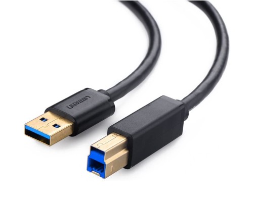 Кабель UGREEN US210 USB 3.0 AM to BM Print Cable 2m (Black)(UGR-10372) (UGR-10372) Кабель UGREEN US210 USB 3.0 AM to BM Print Cable 2m (Black)(UGR-10372) (UGR-10372)