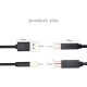 Кабель UGREEN US210 USB 3.0 AM to BM Print Cable 2m (Black)(UGR-10372) (UGR-10372)