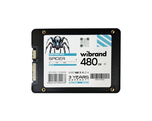 SSD Wibrand Spider 480GB 2.5" 7mm SATAIII Bulk (WI2.5SSD/SP480GB) SSD Wibrand Spider 480GB 2.5" 7mm SATAIII Bulk (WI2.5SSD/SP480GB)