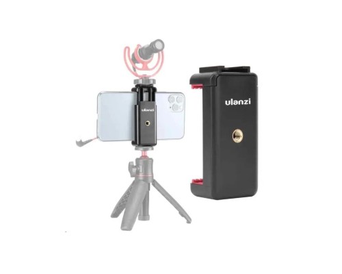 Тримач для телефону Ulanzi Vijim Straight Type Cold Shoe Phone Mount Holder Black(UV-1764 ST-07) (UV-1764)