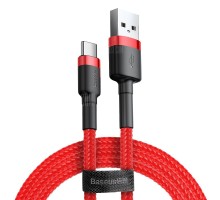 Кабель Baseus Cafule Cable USB For Type-C 3A 2m Red+Red (CATKLF-C09)
