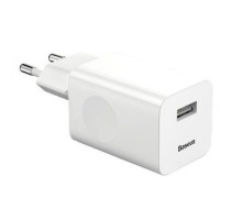 Мережевий зарядний пристрій Baseus Home Charger 1USB QC3.0 12V/2A White (CCALL-BX02)