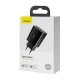 Зарядний пристрій Baseus Speed Mini Quick Charger Black (CCFS-SN01)
