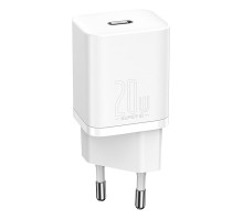 Мережевий зарядний пристрій Baseus Super Si Quick Charger 1C 20W EU White (CCSUP-B02)