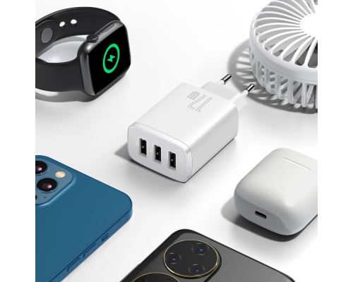 Зарядний пристрій Baseus White (CCXJ020102)