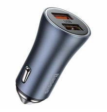АЗП Baseus Golden Contactor Pro Dual Quick Charger Car Charger U+U 40W (CCJD-A0G)
