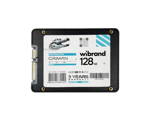 SSD Wibrand Caiman 128GB 2.5&quot; 7mm SATAIII Bulk (WI2.5SSD/CA128GB) 