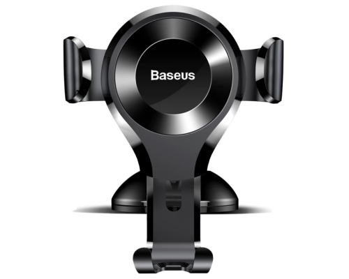 Автотримач для телефона Baseus Osculum Type Gravity Car Mount Black (SUYL-XP01)