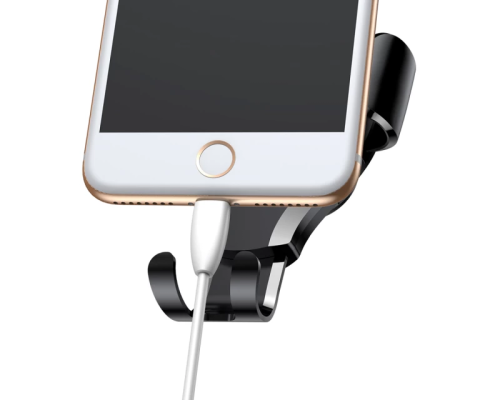 Автотримач для телефона Baseus Osculum Type Gravity Car Mount Black (SUYL-XP01)