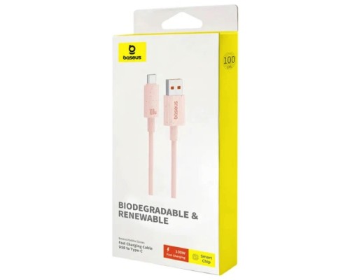 Кабель Baseus Habitat Series Fast Charging Cable USB to Type-C 100W 1m Wheat Pink (P10360203421-00) Кабель Baseus Habitat Series Fast Charging Cable USB to Type-C 100W 1m Wheat Pink (P10360203421-00)