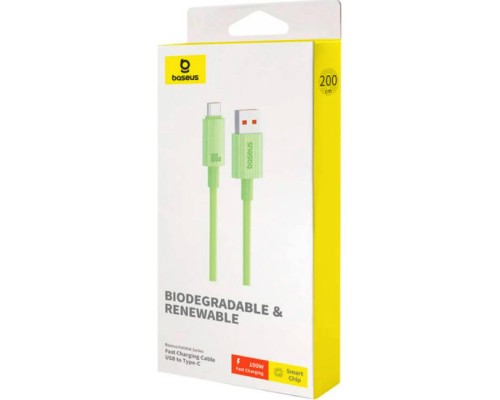 Кабель Baseus Habitat Series Fast Charging Cable USB to Type-C 100W 2m Natural Green (P10360203631-01) Кабель Baseus Habitat Series Fast Charging Cable USB to Type-C 100W 2m Natural Green (P10360203631-01)