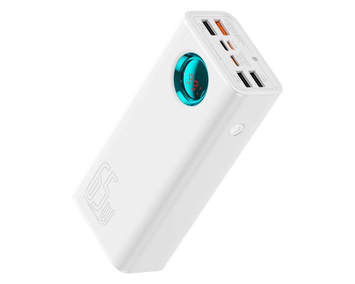 Зовнішній акумулятор Baseus Amblight Digital Display Fast Charge Power Bank 26800mAh 65W Stellar White (P10022402223-00) Зовнішній акумулятор Baseus Amblight Digital Display Fast Charge Power Bank 26800mAh 65W Stellar White (P10022402223-00)