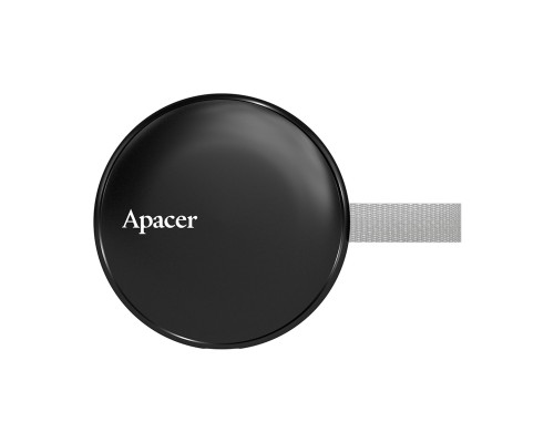 SSD Apacer Magnetic Portable AS725 1 TB USB 3.2 Gen.2 Type-C MagSafe Black (AP1TBAS725B-1) 