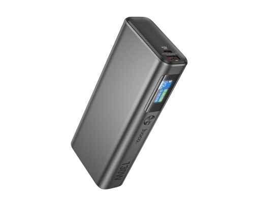 Зовнішній акумулятор HOCO Q17B Electric power bank(20000mAh) 130W space gray (6942007628976)