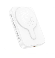 Зовнішній акумулятор HOCO J117A Esteem PD20W magnetic power bank(10000mAh) White (6942007605830)