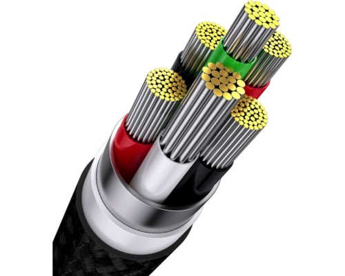 Кабель Baseus Flash Series Ⅱ One-for-three Fast Charging Data Cable USB to M+L+C 66W 1.2m Black (CASS040001) Кабель Baseus Flash Series Ⅱ One-for-three Fast Charging Data Cable USB to M+L+C 66W 1.2m Black (CASS040001)