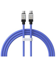 Кабель Baseus CoolPlay Series Fast Charging Cable Type-C to Type-C 100W 1m  Blue (CAKW000203)