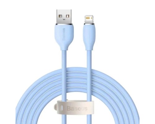 Кабель Baseus Jelly Liquid Silica Gel Fast Charging Data Cable USB to iP 2.4A 2m Blue (CAGD000103) Кабель Baseus Jelly Liquid Silica Gel Fast Charging Data Cable USB to iP 2.4A 2m Blue (CAGD000103)