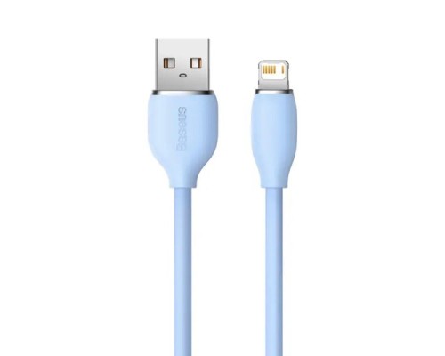 Кабель Baseus Jelly Liquid Silica Gel Fast Charging Data Cable USB to iP 2.4A 2m Blue (CAGD000103) Кабель Baseus Jelly Liquid Silica Gel Fast Charging Data Cable USB to iP 2.4A 2m Blue (CAGD000103)