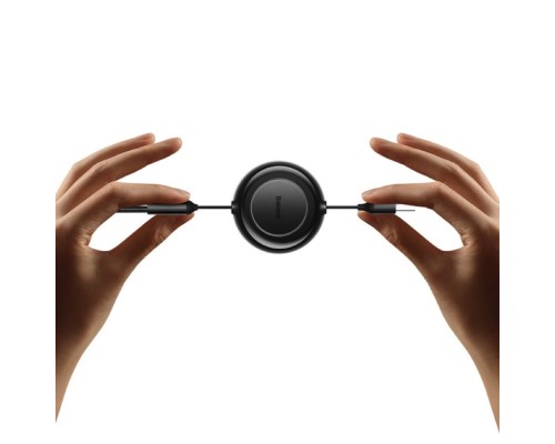 Кабель Baseus Bright Mirror 2 Series Retractable 3-in-1 Fast Charging Data Cable USB to M+L+C 3.5A 1.1m Black (CAMJ010001) Кабель Baseus Bright Mirror 2 Series Retractable 3-in-1 Fast Charging Data Cable USB to M+L+C 3.5A 1.1m Black (CAMJ010001)